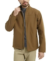 Hawke & Co. Men's Mountain Stretch Soft Shell Collar Jacket