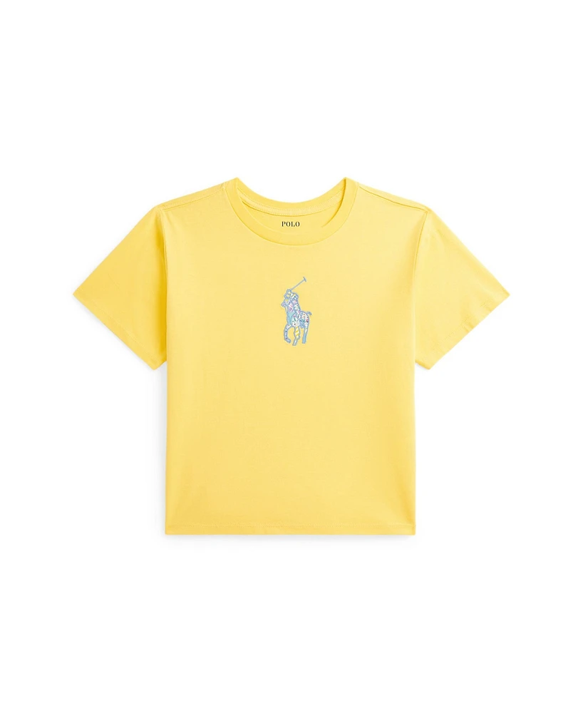 Polo Ralph Lauren Big Girls Pony Jersey Boxy T-Shirt