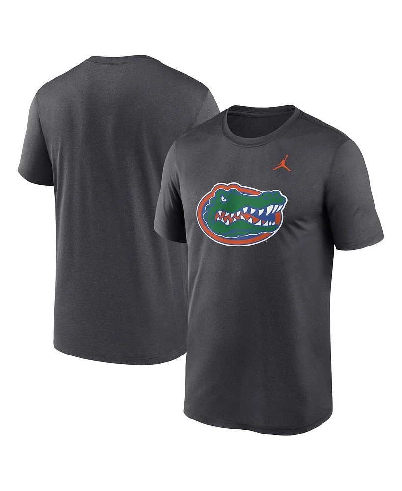 Jordan Men's Anthracite Florida Gators Primetime Legend Logo T-Shirt