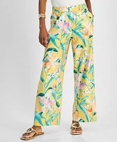 I.n.c. International Concepts Petite Wide-Leg Pull-On Pants, Exclusively at Macy's