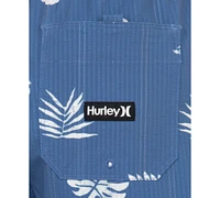 Hurley Big Boys Palm-Print Swim Trunks