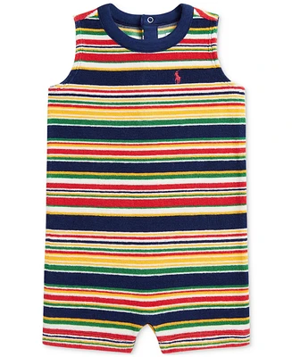 Polo Ralph Lauren Baby Boys Striped Terry Romper