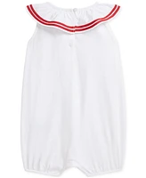 Polo Ralph Lauren Baby Girls Sailor One-Piece Romper