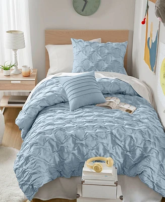 510 Design Bailey Diamond Pucker Woven -Pc. Comforter Set