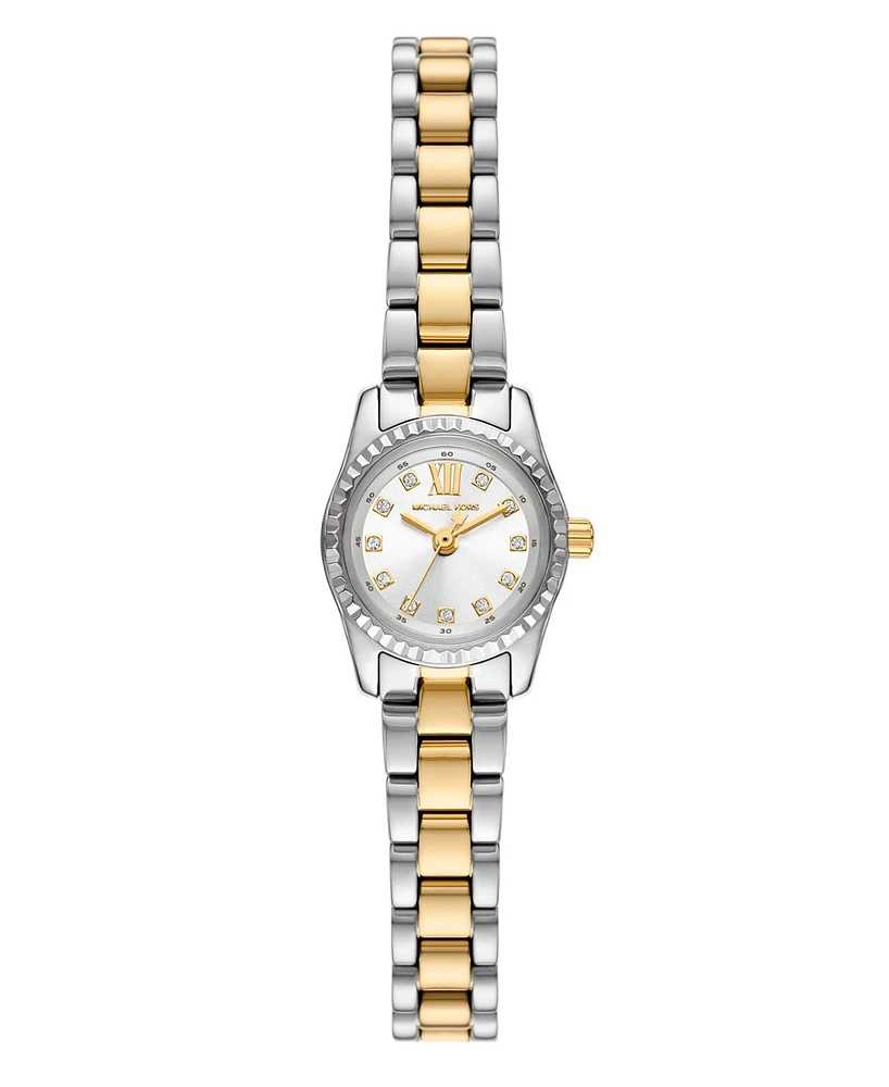 Michael Kors Women's Lexington Three-Hand Two-Tone Stainless-Steel Watch, 19mm