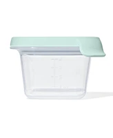 Oxo Tot Silicone 4-Pack Baby Blocks Food Storage Containers