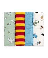 Harry Potter 4 Pack Swaddle Blankets