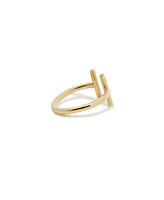 The Lovery Golden Bar Ring 14K Gold