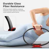 Sunny Health & Fitness 15” Pilates Ring, Fitness Circle for Toning, Strength Training, Core Exercises