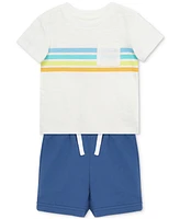 Little Me Baby Boys 3-Pc. Sailboats T-Shirts & Shorts Play Set