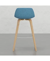 Lovmor Harvard Bentwood Counter/ Bar Height Stool (Set of 2)