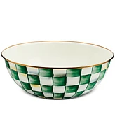 Mackenzie-Childs Emerald Check Extra Large Everyday Bowl, 192-oz.