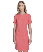 Tommy Hilfiger Women's Hopsack Shift Dress