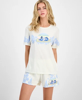 Disney Juniors' Stitch Graphic Print T-Shirt