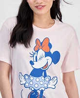 Disney Juniors' Minnie Mouse Graphic-Print Crewneck Tee
