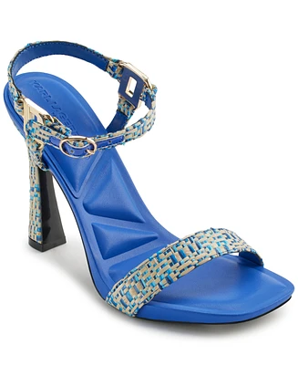 Karl Lagerfeld Paris Women's Cybil Ankle Strap Dress Sandals