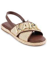 Karl Lagerfeld Paris Women's Charla Slingback Espadrille Flat Sandals