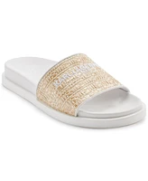 Karl Lagerfeld Paris Women's Hazlet Slide Flat Sandals
