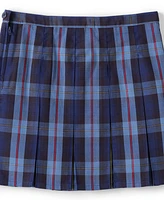 Lands' End Girls Plaid Box Pleat Skirt Top of the Knee