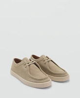 Mango Men's Suede Nautical Shoes