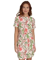 Tommy Hilfiger Women's Floral-Print Shift Dress