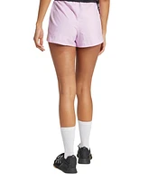adidas Women's Pacer 3-Stripes High-Rise Woven Training Shorts