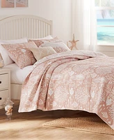 Greenland Home Fashions Marina Woven Jacquard Reversible -Pc. Coverlet Set