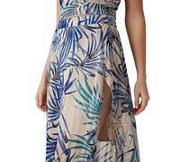 Guess Women's New Romana Printed Maxi Skirt
