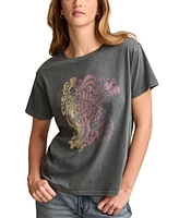 Lucky Brand Women's Peace City Music Festival Tee