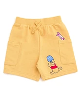 Winnie the Pooh Baby Boys Disney T-Shirt and French Terry Shorts Outfit Set