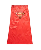 Justice League Boys Dc Comics Superman Batman Waterproof Rain Jacket Cape and Umbrella 3 Piece Set to