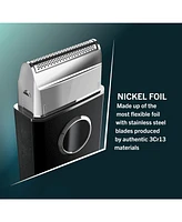 Nickel Foil Travel Shaver with Rechargeable Battery