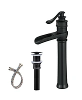 Waterfall Single Hole Single-Handle Vessel Bathroom Faucet