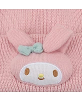 My Melody 3D Plush Character Head Pink Tall Cuff Beanie