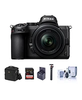 Nikon Z5 Full Frame Mirrorless Camera with 24-50mm Zoom Lens Basic Bundle with 32GB Sd Card, Bag, Flexible Tripod and Accessories