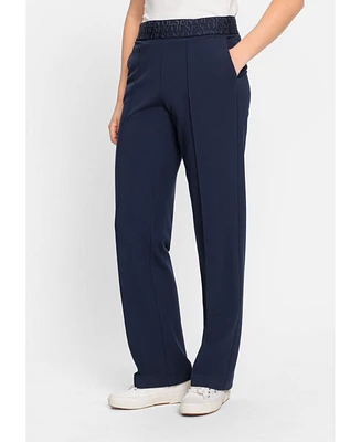 Olsen Women's Mona Straight Pull-On Pant