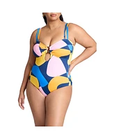 Eloquii Plus Hardware One-Piece Swim Suit