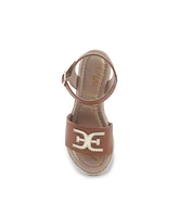 Sam Edelman Little and Big Girls Lucia Band Espadrille Wedge Sandals