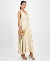 I.n.c. International Concepts Women's Button-Front Maxi Dress, Exclusively at Macy's