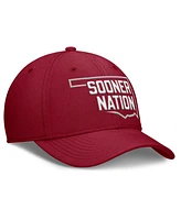 Jordan Men's Crimson Oklahoma Sooners Local Swoosh Flex Hat