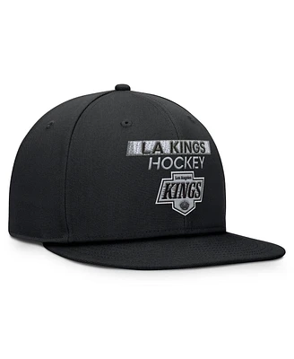 Fanatics Men's Black Los Angeles Kings Authentic Pro Prime Snapback Hat