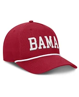 Fanatics Men's Crimson Alabama Crimson Tide Foul Ball Rope Adjustable Hat