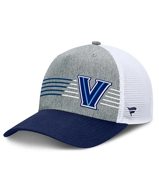 Fanatics Men's Heather Gray/Navy Villanova Wildcats Profile Trucker Adjustable Hat