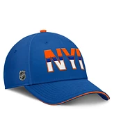 Fanatics Men's Royal/Orange New York Islanders Authentic Pro Rink Team Code Flex Hat