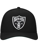 Lids Men's Black Death Row Records A-Frame Adjustable Hat