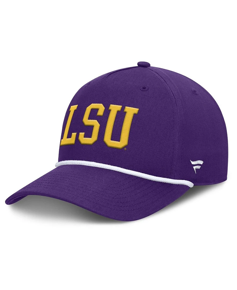 Fanatics Men's Purple Lsu Tigers Foul Ball Rope Adjustable Hat