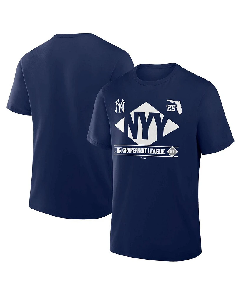 Fanatics Men's Navy New York Yankees 2025 Spring Training Grapefruit League True Icon T-Shirt