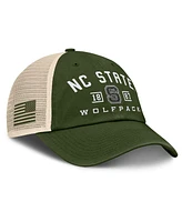 Fanatics Men's Olive Nc State Wolfpack Oht Military Appreciation Frontier Trucker Adjustable Hat