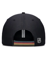Fanatics Men's Gray/Black Vegas Golden Knights Authentic Pro Ripstop Adjustable Hat