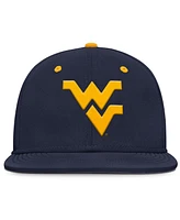 Nike Men's Navy West Virginia Mountaineers On-Field Dugout True Performance Fitted Hat